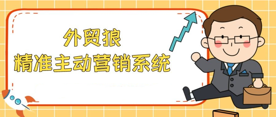 精准主动营销，外贸狼帮你高效开发全球客户